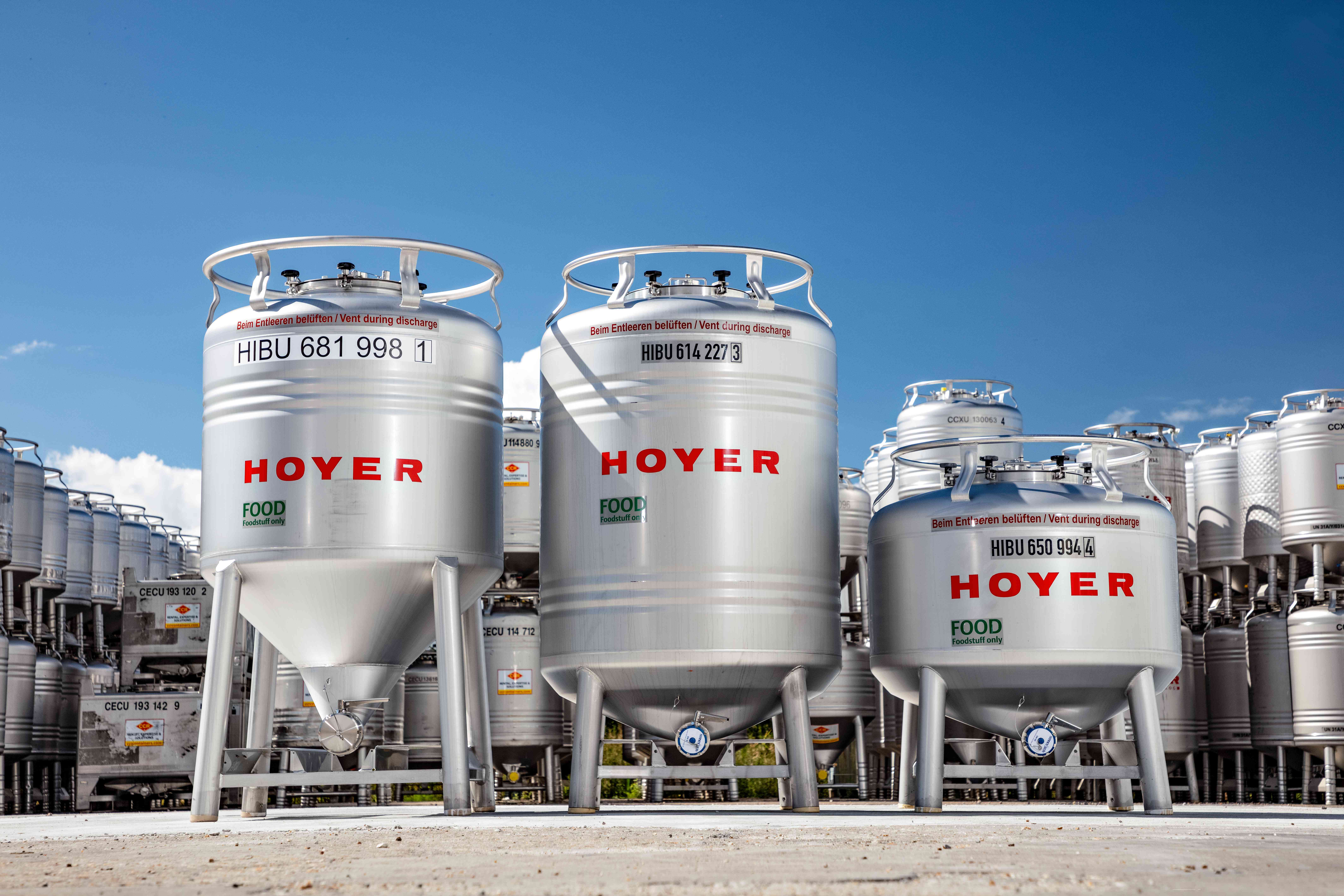 HOYER Group Intermediate Bulk Container (IBC) for foodstuffs