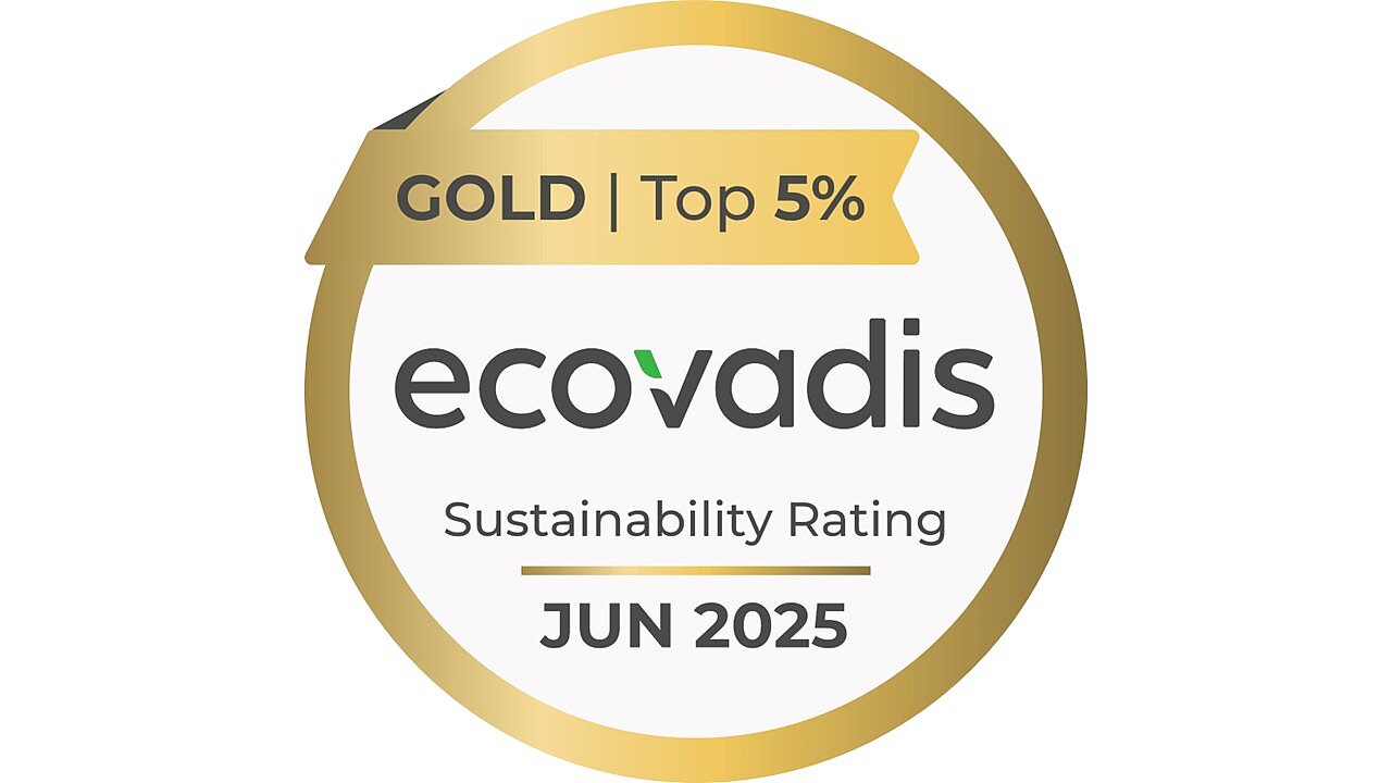 EcoVadis gold medal