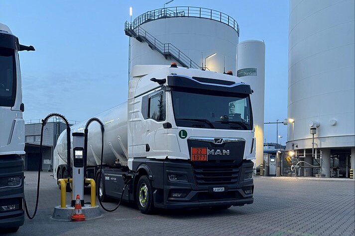 Charging E-Truck Charging E-Truck